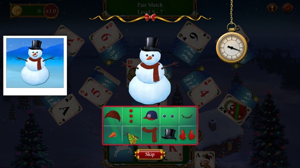 Скриншот из Santa's Christmas Solitaire 2