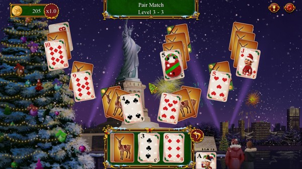 Скриншот из Santa's Christmas Solitaire 2