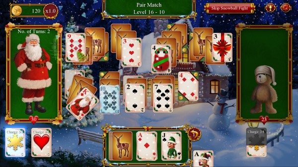 Скриншот из Santa's Christmas Solitaire 2