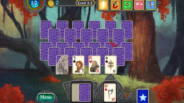 Скриншот из Nordic Storm Solitaire