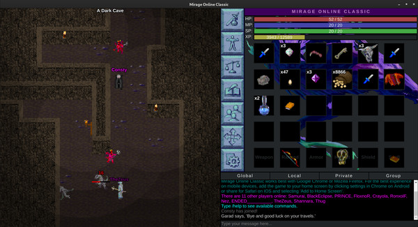 Mirage Online Classicfor windows and Linux 1