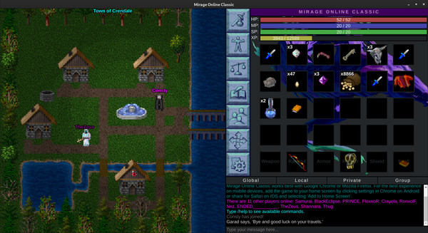 Mirage Online Classic game for Linux 1