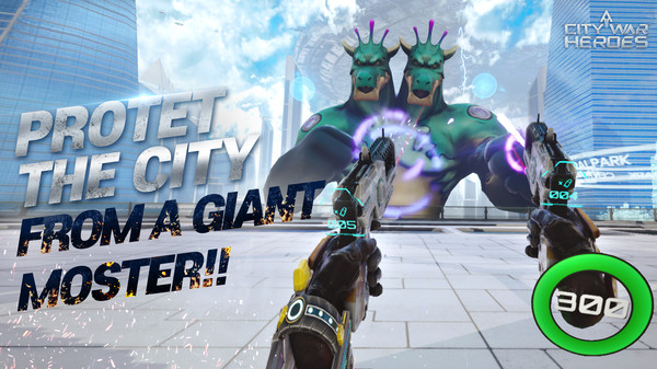 Скриншот из CityWarHeroes VR
