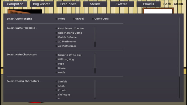 Asset Flip Tycoon Simulator game for windows Pc 1
