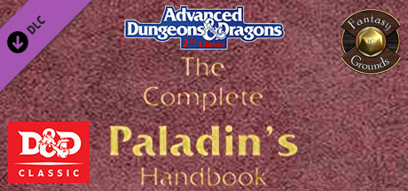 Fantasy Grounds - D&D Classics: PHBR12 The Complete Paladin's Handbook (2E) cover art