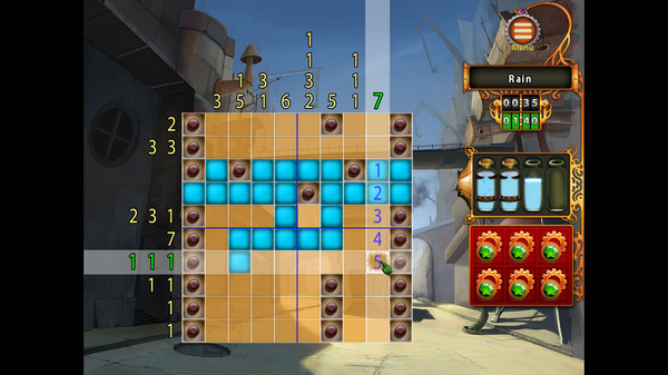 Скриншот из Gizmos: Steampunk Nonograms
