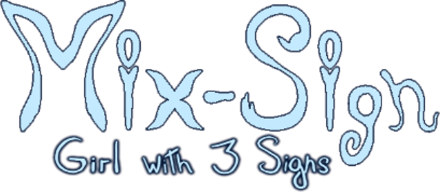Mix-Sign: Girl with 3 Signs Logo