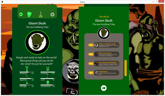 Скриншот из Green: An Orc's Life
