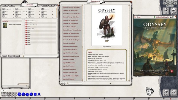 Скриншот из Fantasy Grounds - Odyssey of the Dragon Lords (5E)