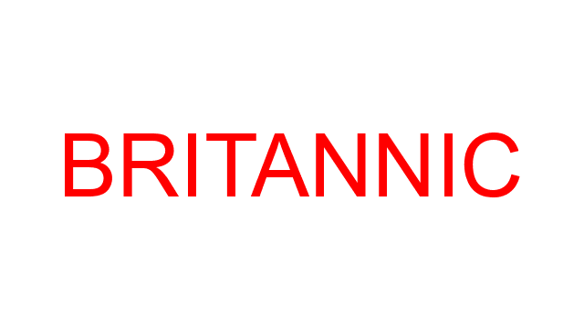 Britannic Logo