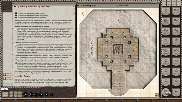 Скриншот из Fantasy Grounds - Heroes of High Fantasy: Artifices of Quartztoil Tower (5E)