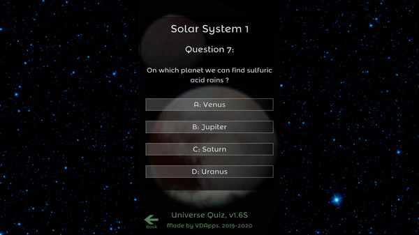 Universe Quiz game for windows Pc 1