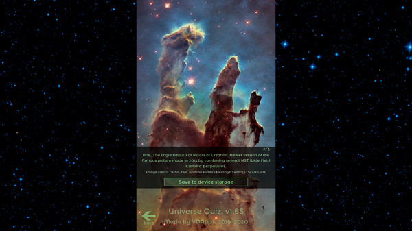 Скриншот из Universe Quiz