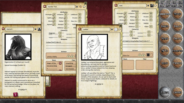 Скриншот из Fantasy Grounds - Lemurian Legends: The Complete Adventures (Barbarians of Lemuria)
