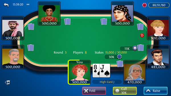 Скриншот из Solo King - Single Player : Texas Hold'em Poker
