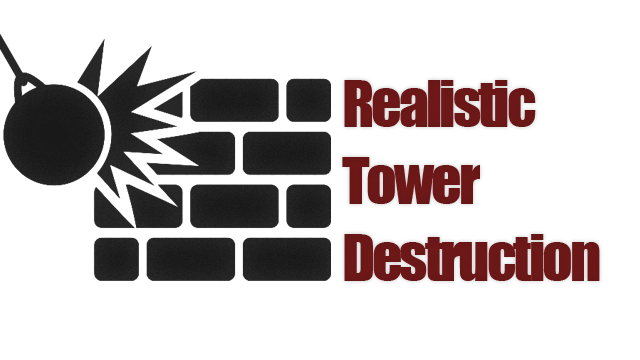 Realistic Tower Destruction Logo