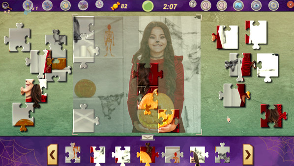 Скриншот из Sweet Holiday Jigsaws: Halloween Night
