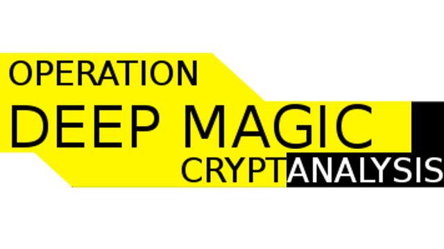 Operation Deep Magic: Cryptanalysis Logo