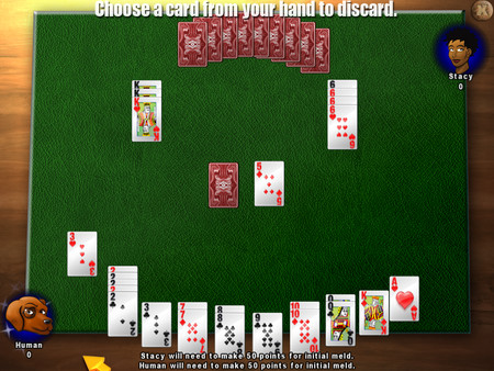 Classic Card Game Canasta game for Linux 1