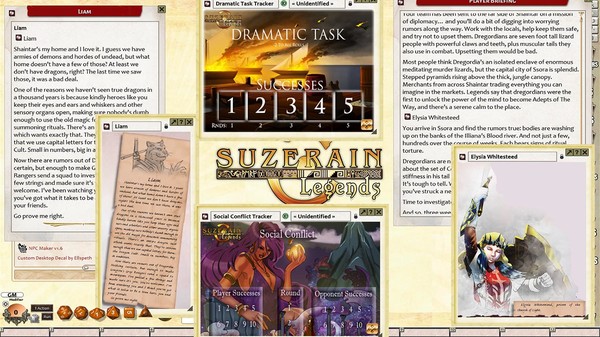 Скриншот из Fantasy Grounds - Shaintar JumpStart (Savage Worlds)