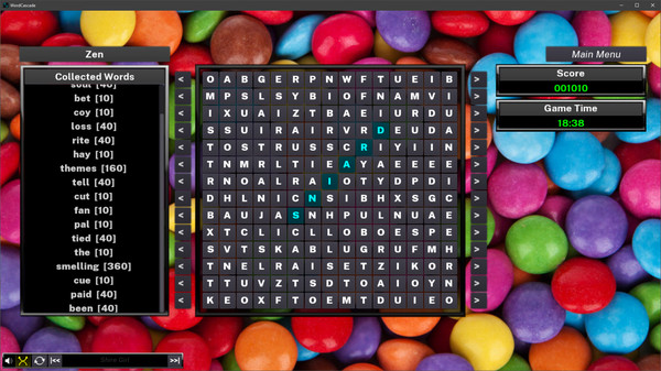 Скриншот из InfiniWordSlide