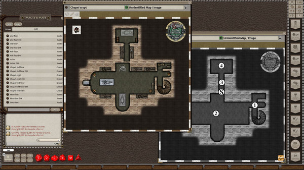 Скриншот из Fantasy Grounds - Winter Castle (Map Pack)