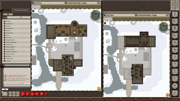 Скриншот из Fantasy Grounds - Winter Castle (Map Pack)