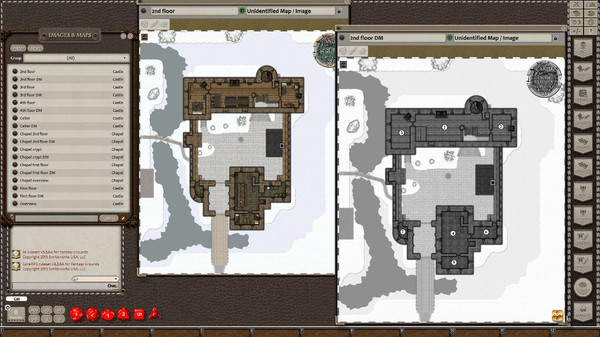 Скриншот из Fantasy Grounds - Winter Castle (Map Pack)