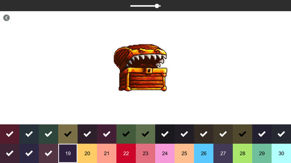 Скриншот из RETRO-PIXEL COLOR PALETTE: Color by Number
