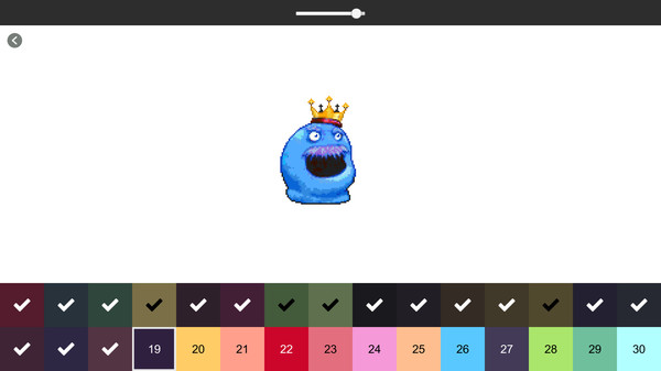Скриншот из RETRO-PIXEL COLOR PALETTE: Color by Number