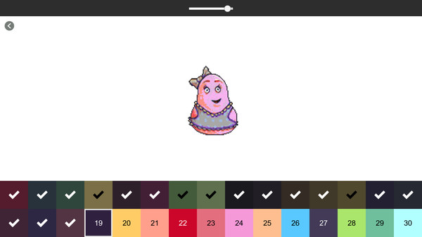 Скриншот из RETRO-PIXEL COLOR PALETTE: Color by Number