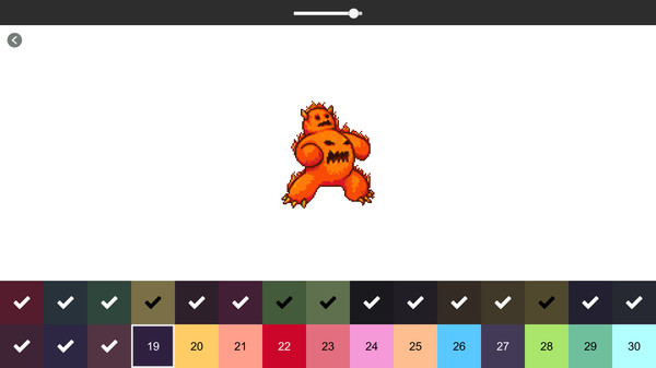 Скриншот из RETRO-PIXEL COLOR PALETTE: Color by Number