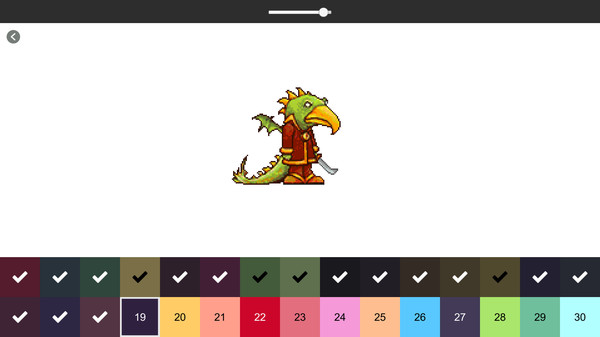 Скриншот из RETRO-PIXEL COLOR PALETTE: Color by Number