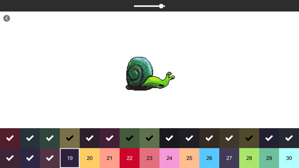 Скриншот из RETRO-PIXEL COLOR PALETTE: Color by Number