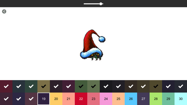 Скриншот из RETRO-PIXEL COLOR PALETTE: Color by Number