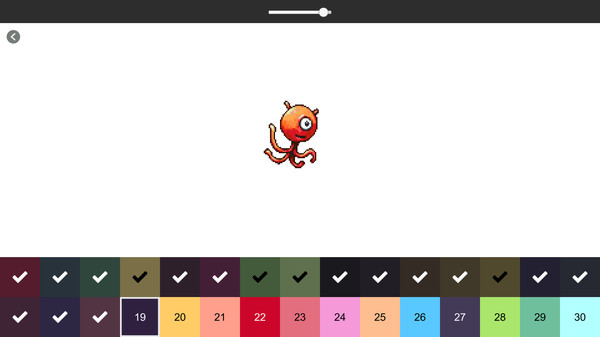Скриншот из RETRO-PIXEL COLOR PALETTE: Color by Number