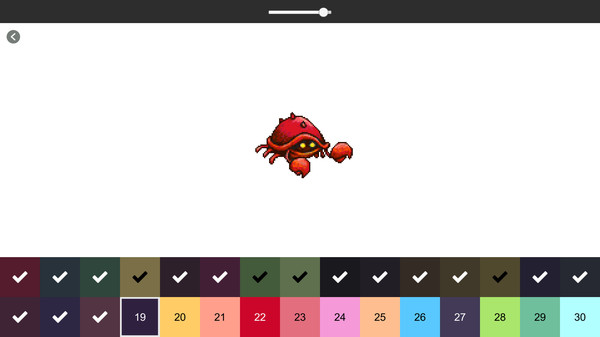 Скриншот из RETRO-PIXEL COLOR PALETTE: Color by Number