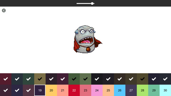 Скриншот из RETRO-PIXEL COLOR PALETTE: Color by Number