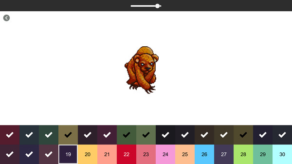 Скриншот из RETRO-PIXEL COLOR PALETTE: Color by Number