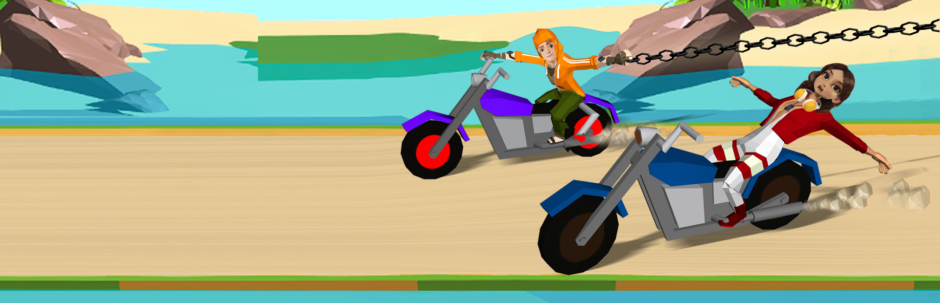 Racing Bike Fight (Corona Virus Lockdown Special)