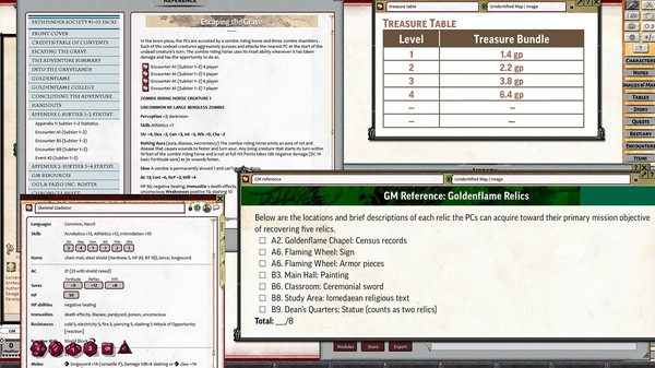 Скриншот из Fantasy Grounds - Pathfinder 2 RPG - Pathfinder Society Scenario #1-03: Escaping the Grave (PFRPG2)
