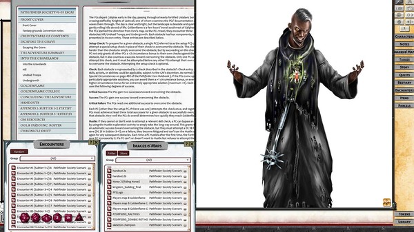 Скриншот из Fantasy Grounds - Pathfinder 2 RPG - Pathfinder Society Scenario #1-03: Escaping the Grave (PFRPG2)