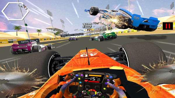 Скриншот из Formula Car Racing Simulator