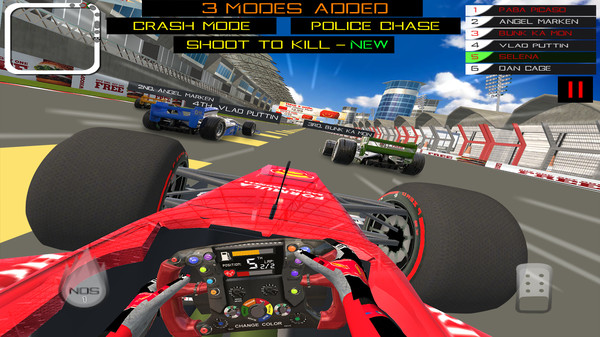 Скриншот из Formula Car Racing Simulator