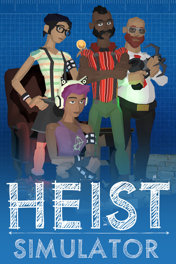 Steam portrait for Heist Simulator.