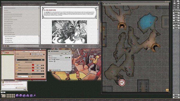 Скриншот из Fantasy Grounds - D&D Classics: B2 The Keep on the Borderlands