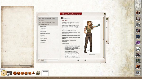 Скриншот из Fantasy Grounds - Deadlands Lost Colony: A Billion Miles from Home!