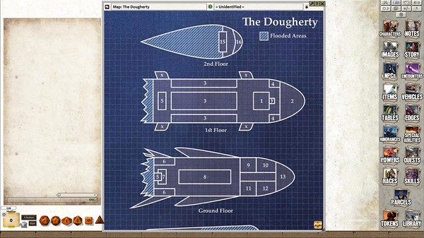 Скриншот из Fantasy Grounds - Moon at the Edge of Oblivion