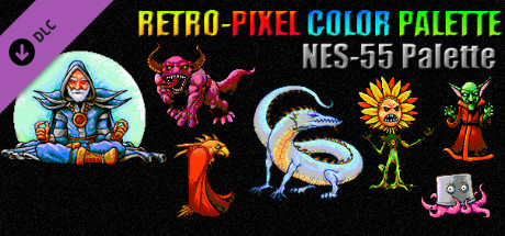 Retro Pixel Color Palette Nes 55 Palette On Steam