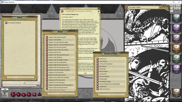 Скриншот из Fantasy Grounds - Serpent Amphora Cycle Book 2: The Serpent &amp; The Scepter